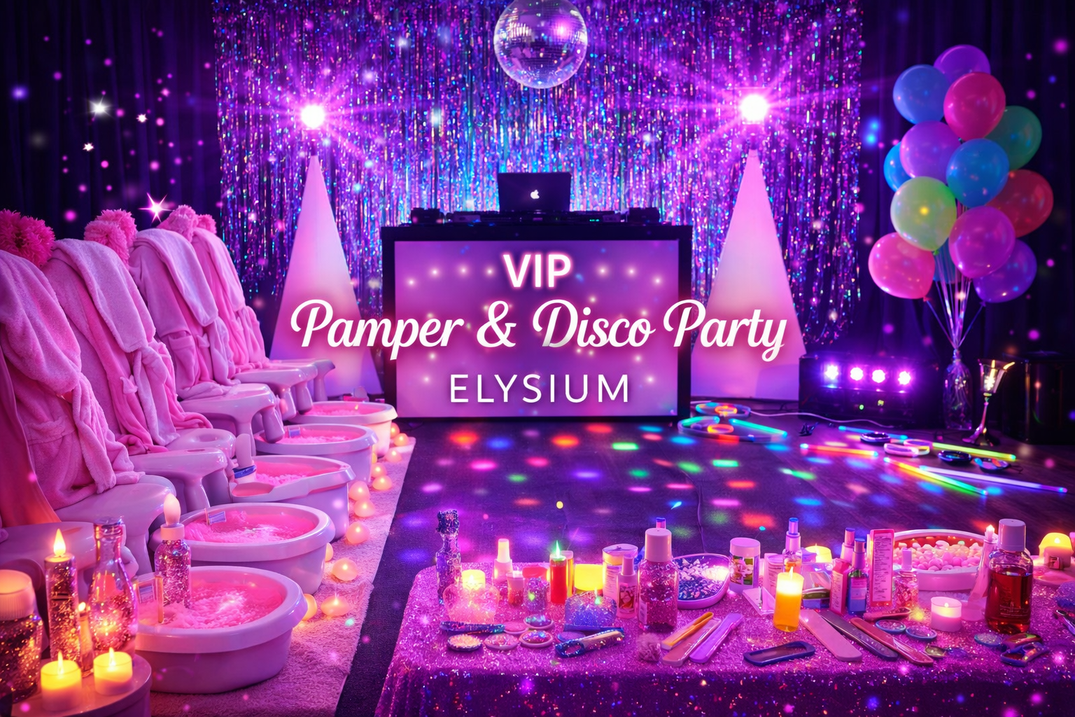 Mini Pamper & Disco Party