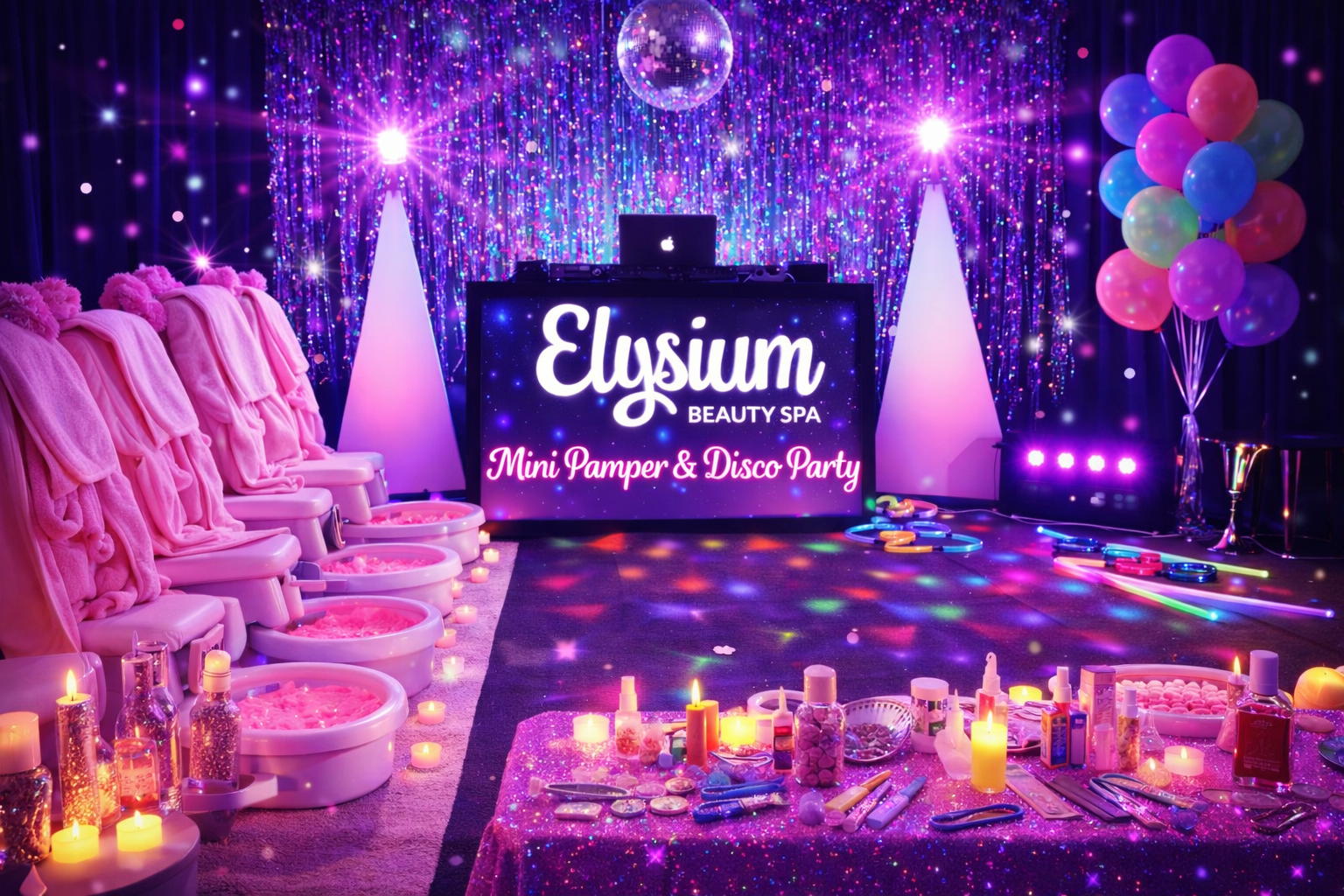 Mini Pamper & Disco Party